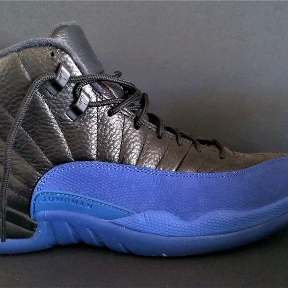 Size 11 Nike Air Jordan 12 Retro Black Game Royal (Original Box Included) main image 6